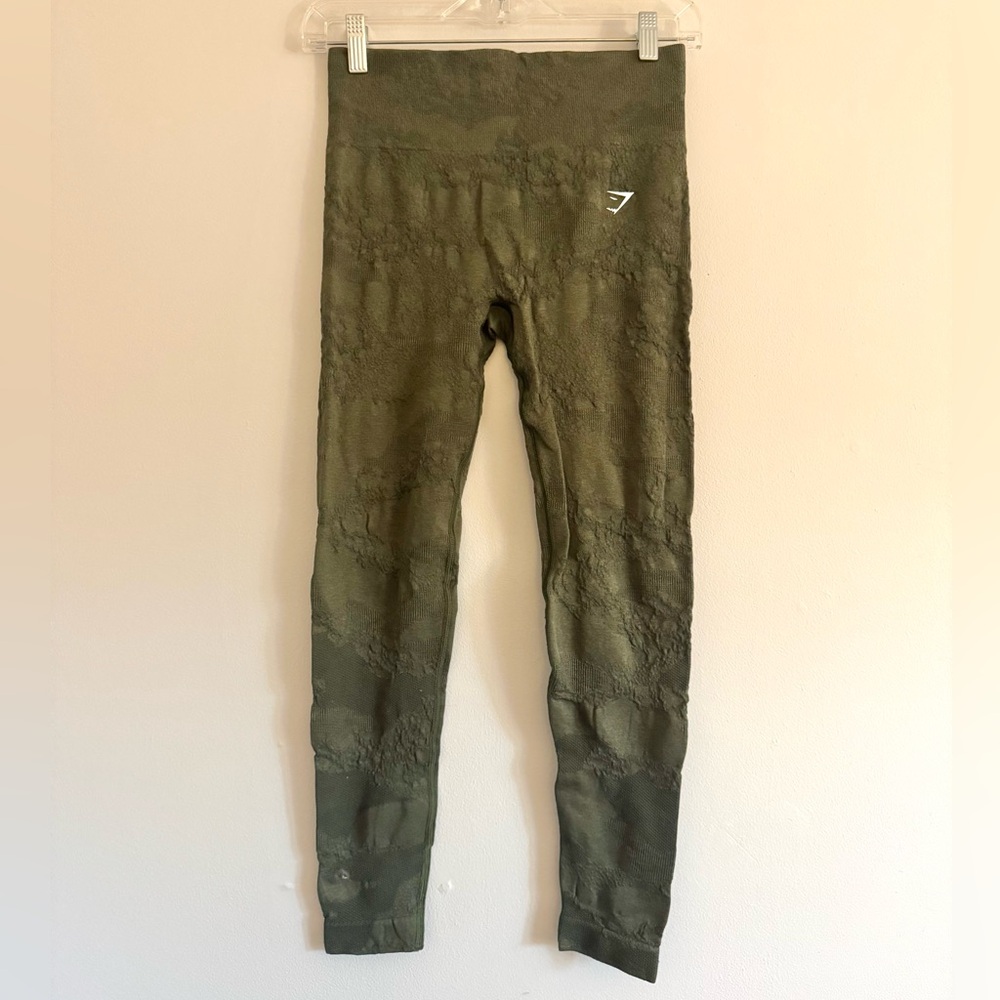 Gymshark Kids Olive Leggings M